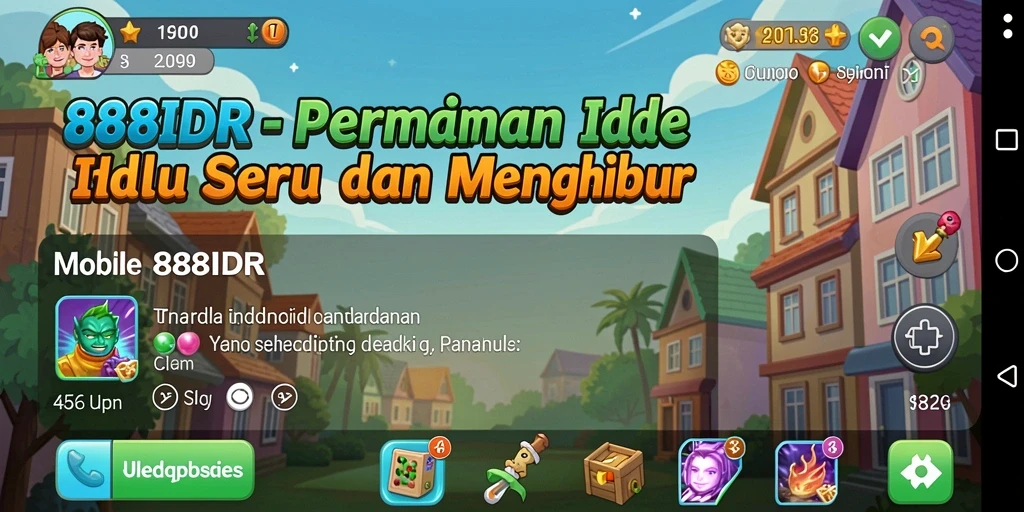 Tampilan gameplay Idle yang menarik dan menghibur.