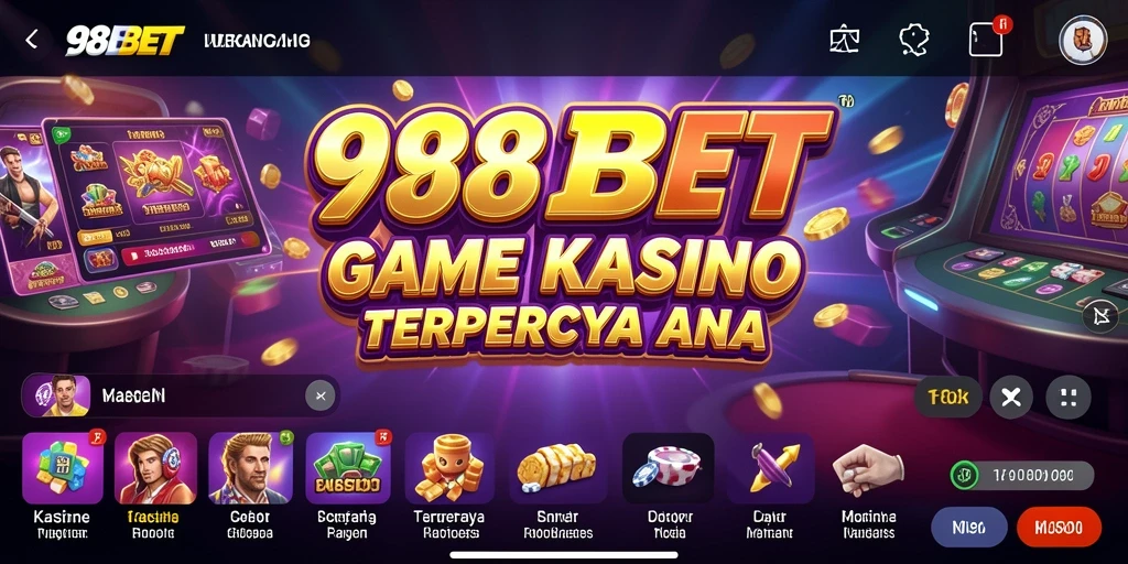 Tampilan gameplay Kasino yang menarik di 988BET.