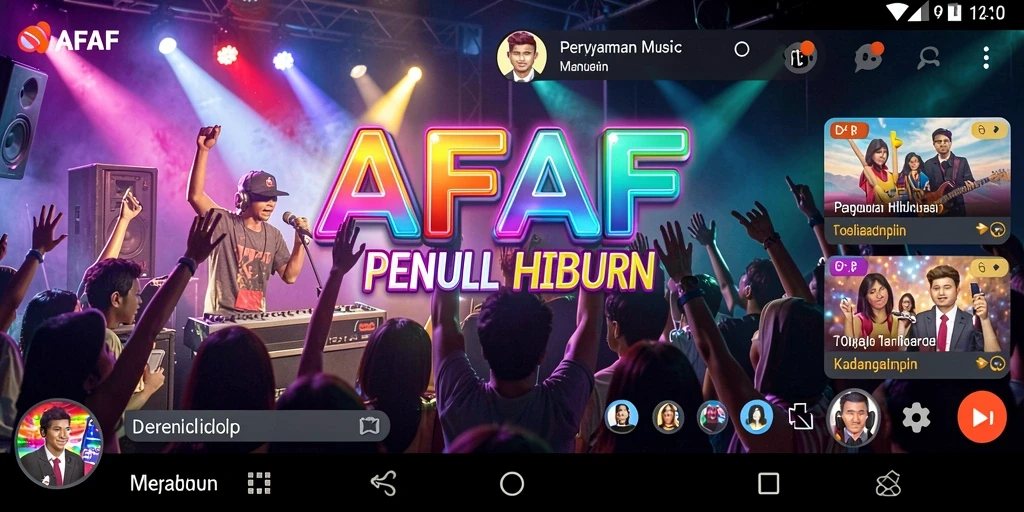 Menampilkan gameplay interaktif dan menyenangkan dari AFAF.