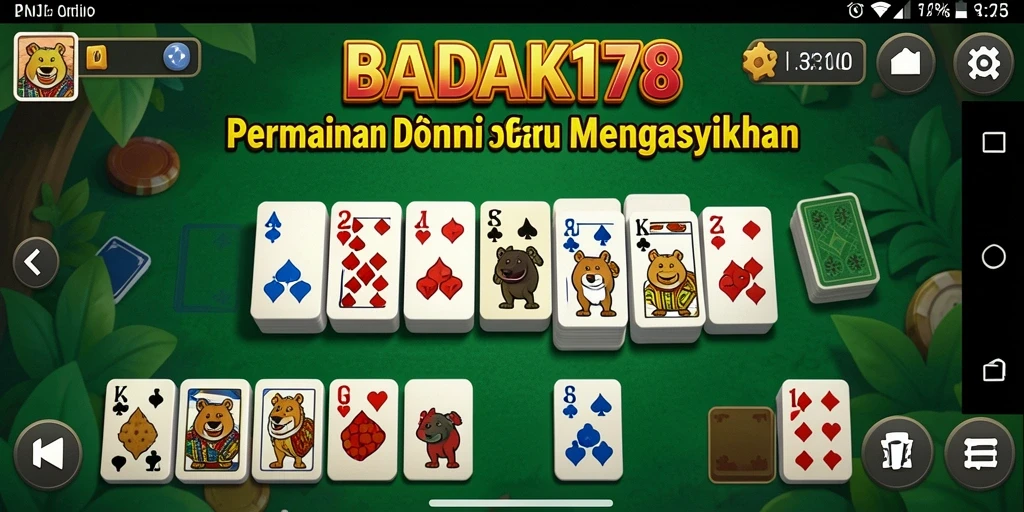 Tampilan gameplay mengasyikkan dari BADAK178 yang penuh warna.
