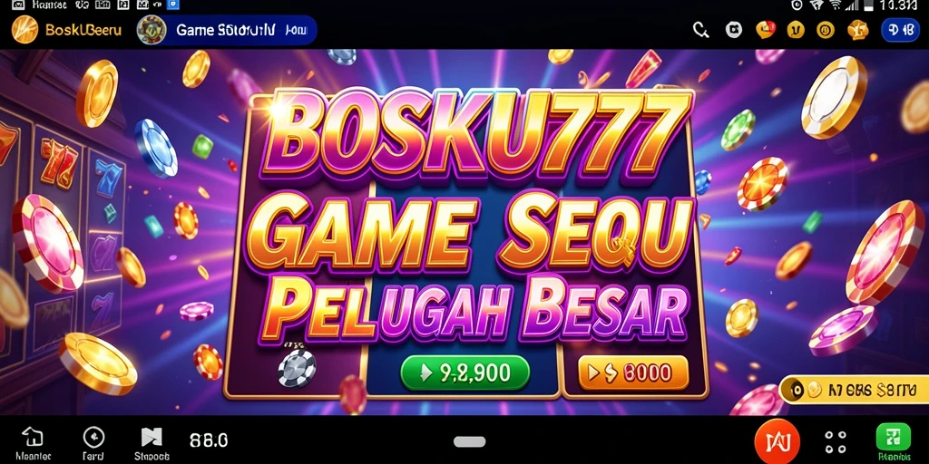Menampilkan gameplay menarik dari BOSKU777 di slot yang penuh warna.