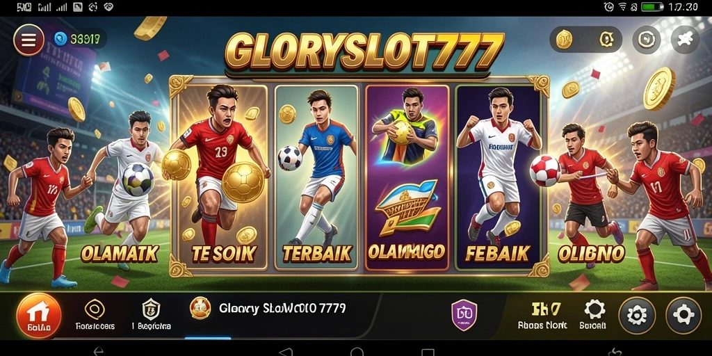Tampilan gameplay GLORYSLOT777 yang seru dan dinamis.