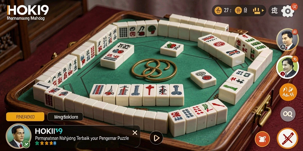 Tampilan gameplay HOKI9 yang menarik dalam permainan Mahjong.