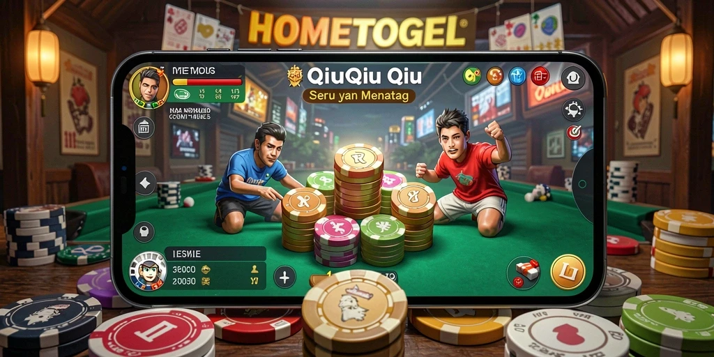 Tampilan gameplay HOMETOGEL yang seru dan menarik.