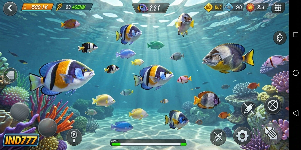 Gameplay seru saat menembak ikan di IND777.