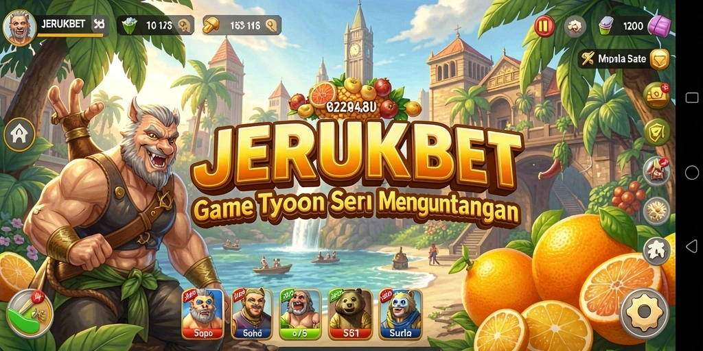 Screenshot menunjukkan keseruan gameplay JERUKBET yang menantang.