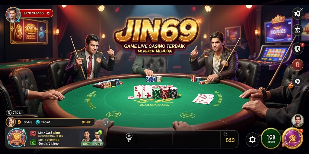 Tampilan menarik saat bermain Live Casino di JIN69.