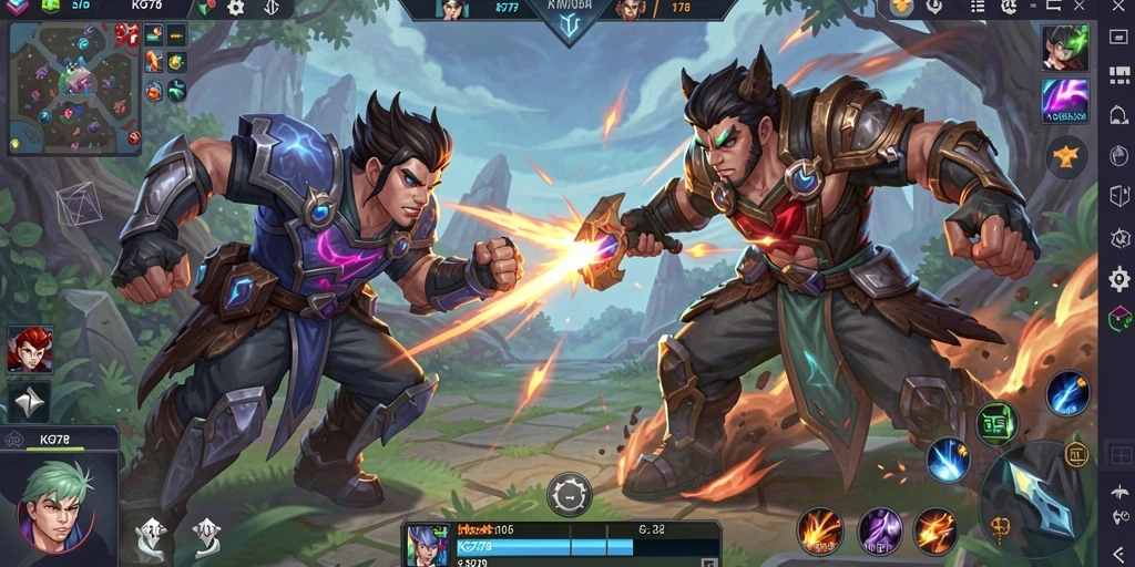Gameplay seru komando tim di KG778 dengan aksi bertarung.