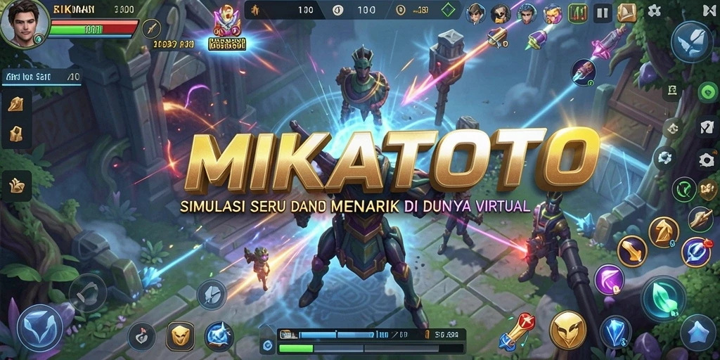 Screenshot gameplay MIKATOTO yang menunjukkan aksi mendebarkan dalam simulasi.
