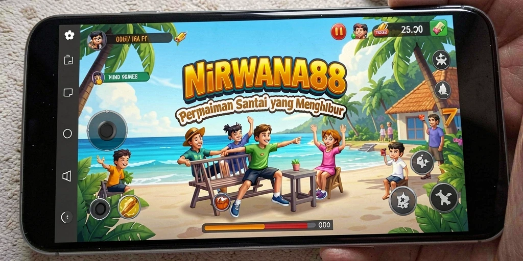 Tampilan gameplay NIRWANA88 yang asyik dan penuh warna.