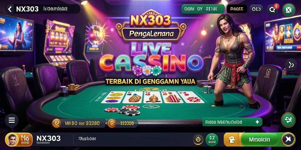 Tampilan gameplay yang mendebarkan di NX303 dengan dealer profesional.