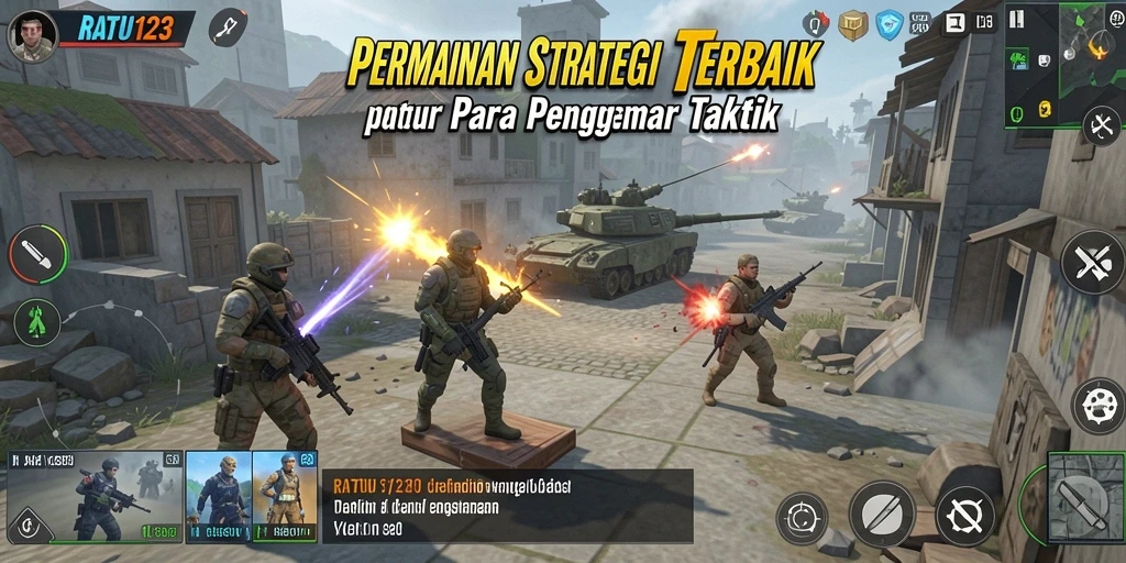 Gambaran gameplay menarik dalam RATU123 yang penuh strategi.