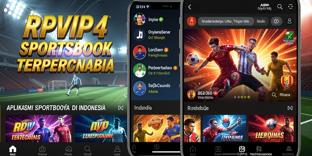 Tampilan antarmuka RPVIP4 yang menarik saat bermain Sportsbook.