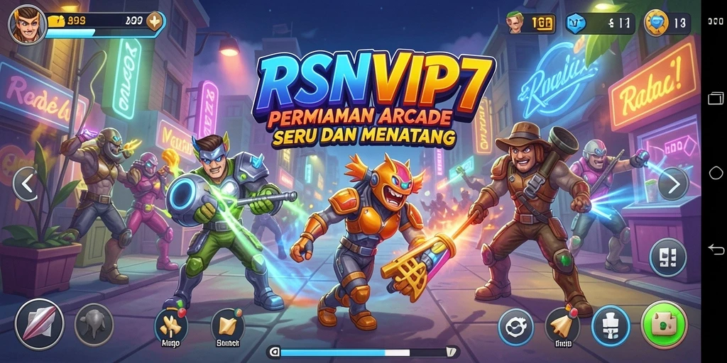 Tampilan gameplay RSNVIP7 yang penuh warna dan seru.