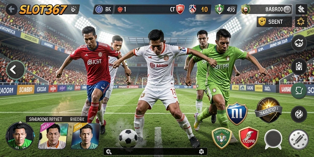 Menampilkan gameplay seru dalam berbagai cabang olahraga.