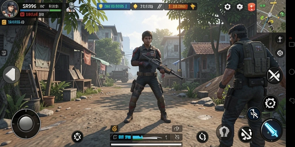 Tampilan gameplay SR996 yang memukau dengan grafis realistis.