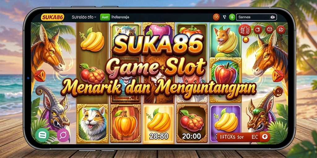 Screenshot gameplay SUKA86 menampilkan berbagai tema Slot yang menarik.