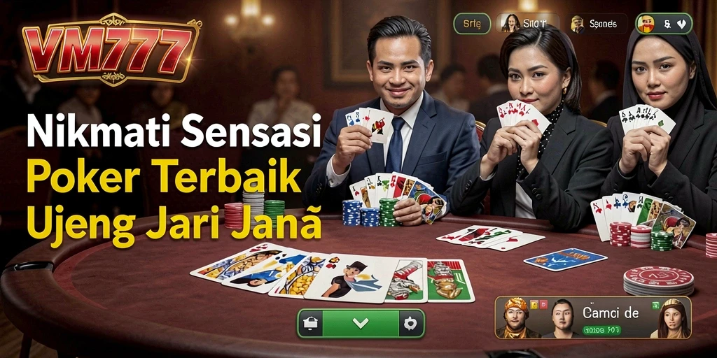 Gameplay poker yang seru dan interaktif di VM777.
